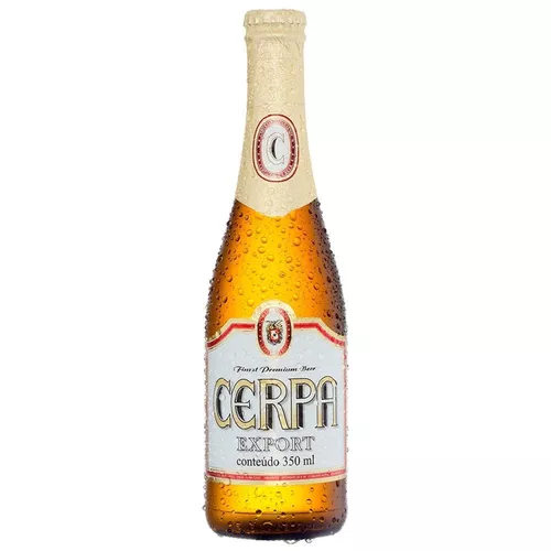 Imagem 1 de 1 de Cerveja Cerpa Export Garrafa 350ml