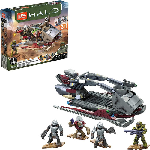 Mega Construx Halo Intercepción De Botes, Skiff 452