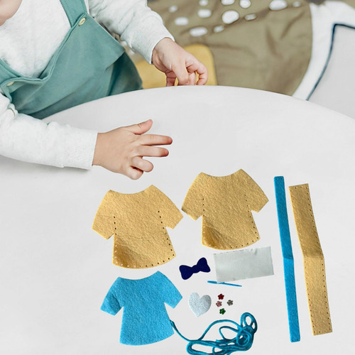 Kit De Costura Diy Juguetes Educativos A Coser Mejora Ropa