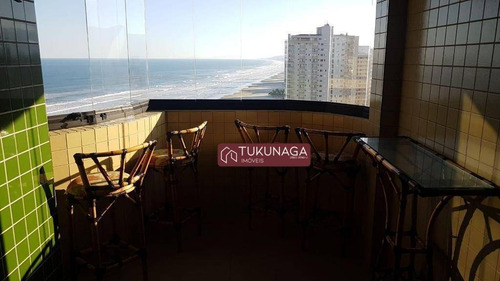Apartamento Com 3 Dormitórios À Venda, 90 M² Por R$ 425.000,00 - Vila Guilhermina - Praia Grande/sp - Ap4892