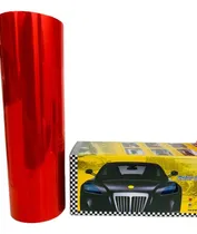 Comprar Rollo Laminex Papel Polarizado Para Faros Color Rojo 1 Metro