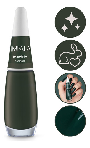 Esmalte Impala Cor Da Moda 2 Cremoso Manicure 7,5ml Cor Imensidão