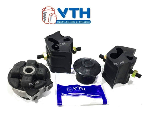 Kit Soporte Patas Motor  Y Caja Vht Vw Gol G1 G2 G3