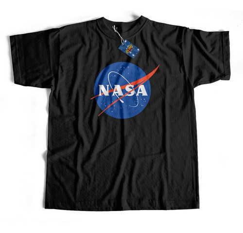 Remera Con El Logo  De La Nasa