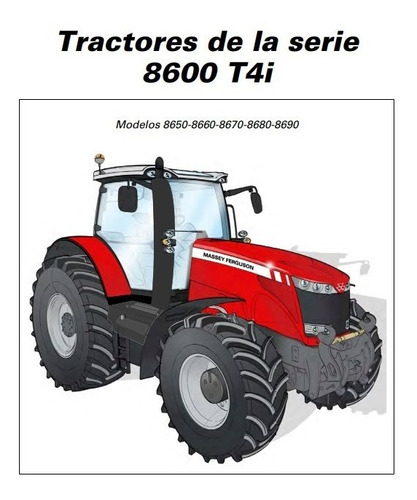 Manual Operador Tractores Massey Ferguson Mf Serie 8600