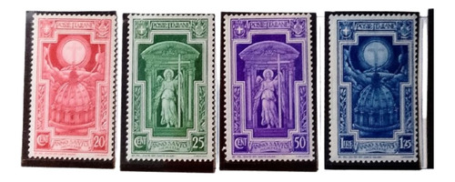 Serie De 4 Estampillas Italia 1933 Año Santo Yt 325/328