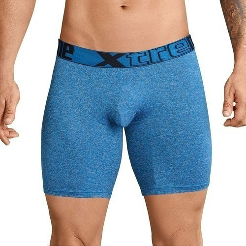 Imagem 2 de 7 de Kit 12 Cuecas Boxer Xtreme Ciclista P Ao Gg Long Leg