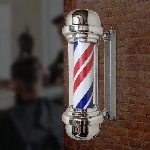 Poste De Barbero Giratorio Luces Led Tiras Luces Nocturnas