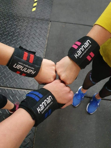 Muñequeras Wrist Wraps Kannan Gear Crossfit Halterofilia Gym