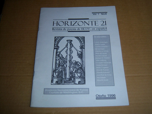 Horizonte 21 . Vol 1 Nro 5 . Revista De Poesía De Eeuu