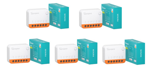 Kit 5x Sonoff Mini R4 Extreme Interruptor Wifi Automação