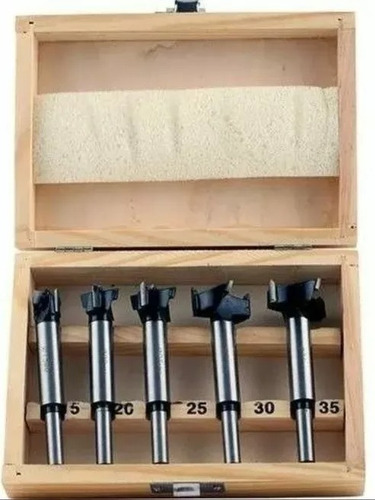 Set 5 Brocas Frostner Para Madera Mueble Bisagra