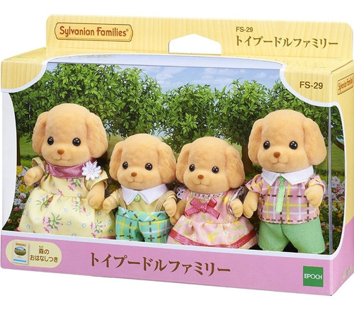 Calico Critters Toy Poodle Perro Family Ternurines 4 Figuras