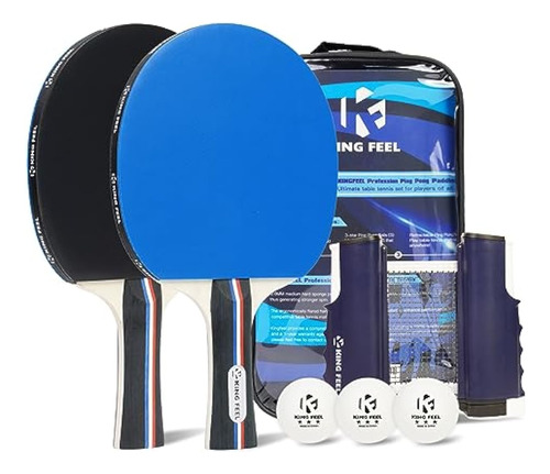 Juego De Palas De Ping Pong Portátiles, 2 Raquetas