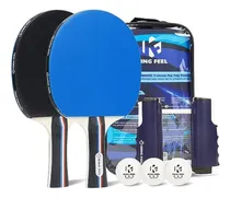 Comprar Juego De Palas De Ping Pong Portátiles, 2 Raquetas