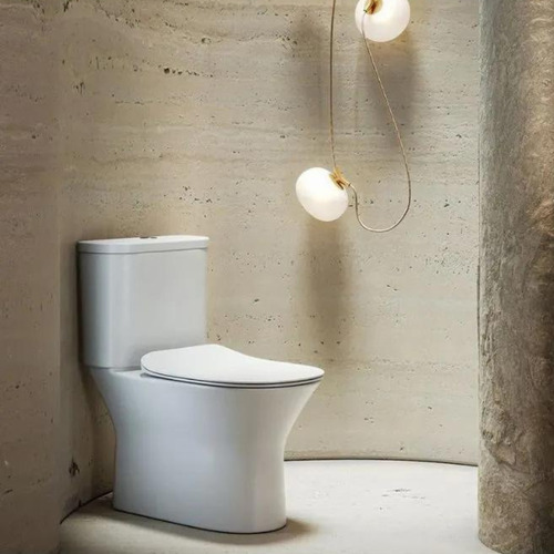 Bacia Acoplada Vive Kohler Sifão Esmaltado Kit Completa