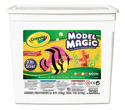 Crayola Model Magic Modeling Compound 8 Oz Packs 4 Packs Vvc