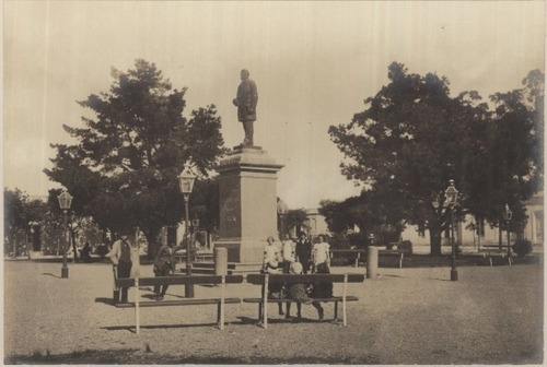 Montevideo Antiguo Plaza Colón Año 1910 - Lámina 45x30 Cm.