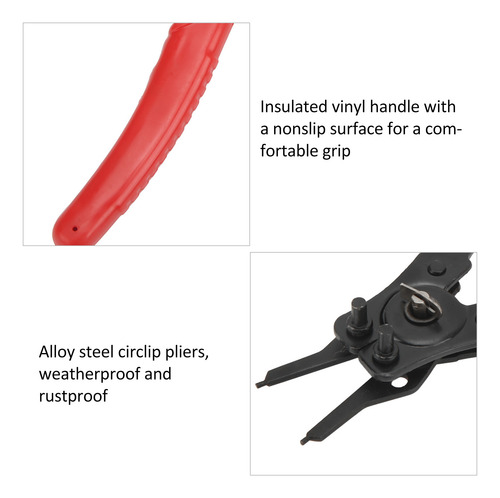 Juego De Alicates A Presión 4 En 1 De O Pliers, Clip Interno