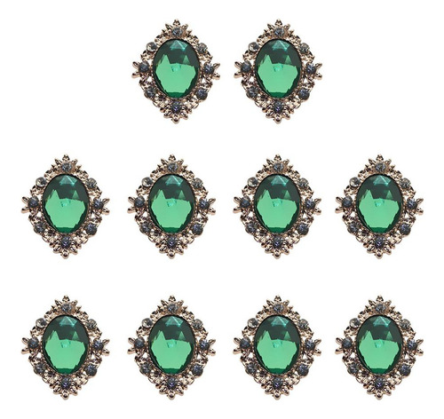 Botones De Cristal Para Coser 30x25mm
