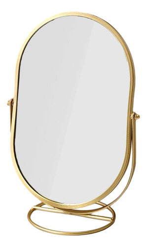 Xt Espelho De Chão De Mesa, Espelho De Maquiagem Dourado