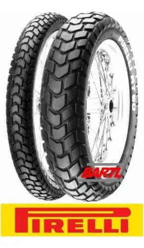 Cubierta delantera para moto Pirelli Enduro Street MT 60 con cámara de 90/90-19 P 52 x 1 unidad