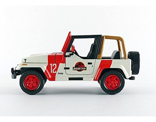Carro/Camioneta en miniatura Jeep Wrangler 1992 1:24 color blanco