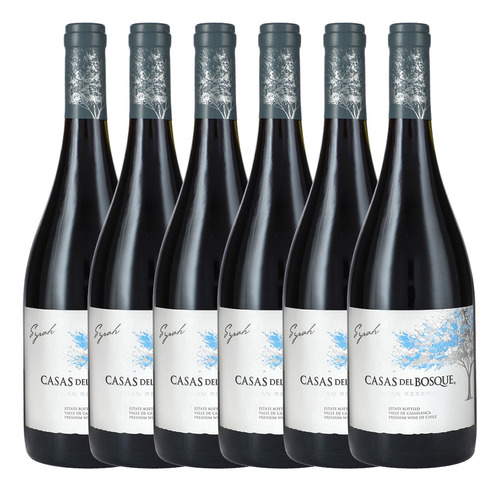 6x Vino Casas Del Bosque Gran Reserva Syrah