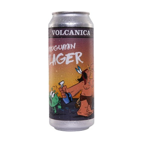 Cerveza Volcanica Lata Lager 500 Ml