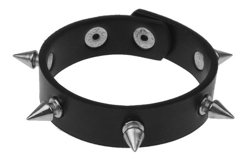 Brazalete De Material Cuero Pu Hecho De Punk Rock Unisex