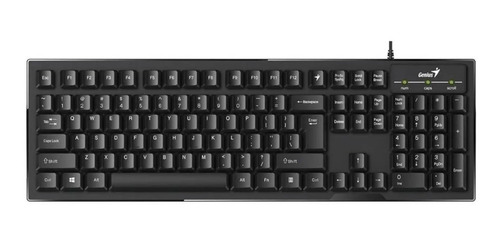 Teclado Genius Usb Negro Smart Kb-102 Qwerty Español 