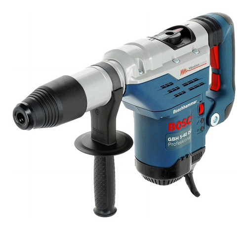 Imagen 4 de 4 de Rotomartillo electroneumático Bosch Professional GBH 5-40 D azul con 1100W de potencia 220V