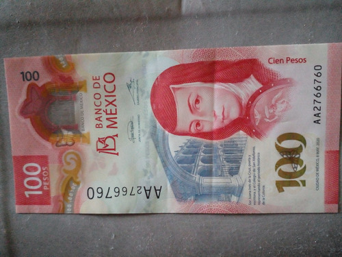 Billete $ 100 Sor Juana 