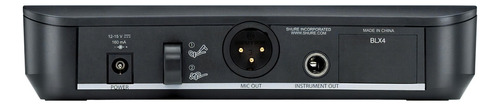 Receptor Inalámbrico Shure Blx4 P/sistemas Inalámbricos Blx Color Negro