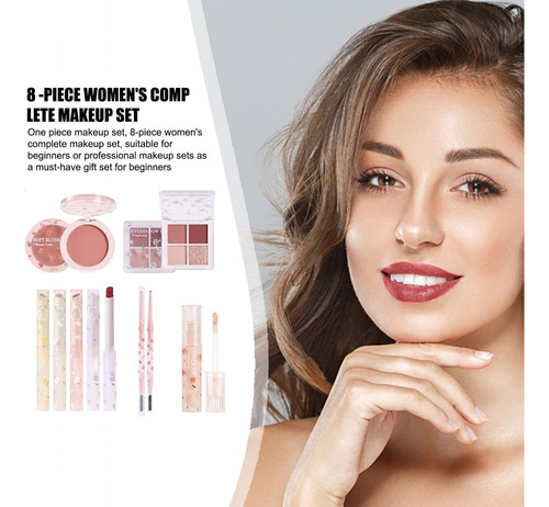 Kit De Maquillaje 8 En 1, Set Maquillaje Mujeres, Juego