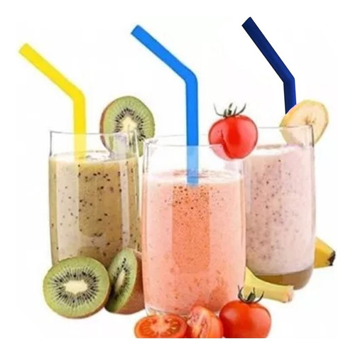 Mokasi Popote Silicona Frappe Ecológico 6 Piezas Cepillo