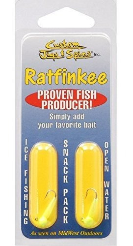 Jigs Personalizados Rf8cs 07 Rat Finkee (2 Pack), Tamaño 8, 