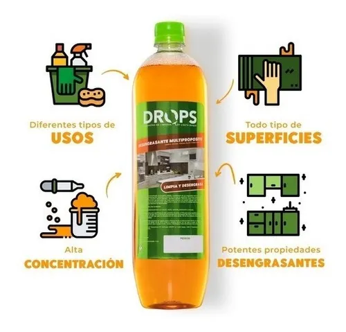 Drops Desengrasante Neutro 1l - L a $27455