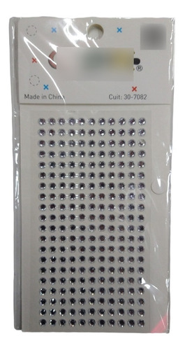 Imagen 2 de 3 de Strass Gemas Autoadhesivas Para El Rostro Cara Cuerpo Deco