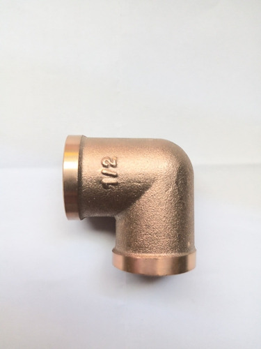 Codo De Bronce Pesado 1/2
