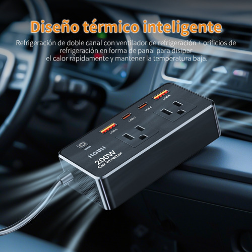 Inversor De Corriente Para Auto 400w Convertidor 12v 110v
