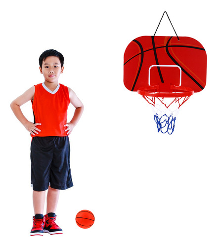 1 Juego De Minibaloncesto De Interior Con Dibujos Animados P