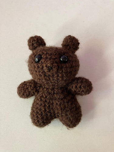Muñeco De Apego Crochet Osito