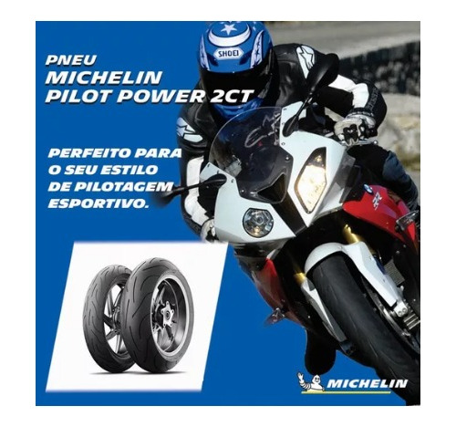 Pneu Traseiro 180/55-17 73w Michelin Pilot Power 2ct