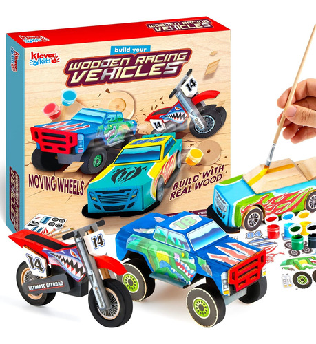 Klever Kits Kits Craft Kit Construye Pinte Su Propio Auto De