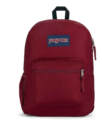 Mochila Russet Jansport Cross Town, 47lw04s, color vino