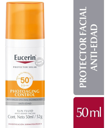 Eucerin sun photoaging control fluido facial anti edad fluído 50 fps 50 ml