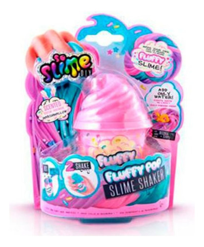 Slime Canal Toys Fluffy Shaker Rosado