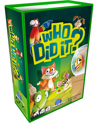 Azul Naranja Bluwho01 Juego Who Did It, Multicolor