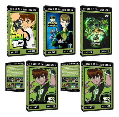 Ben 10 - Coleção De Séries Em Dvd | Parcelamento sem juros